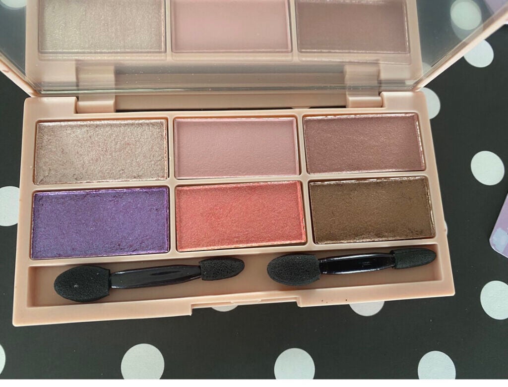 イロアソビ 6色アイパレット/iroasobi/アイシャドウパレットを使ったクチコミ(3枚目)