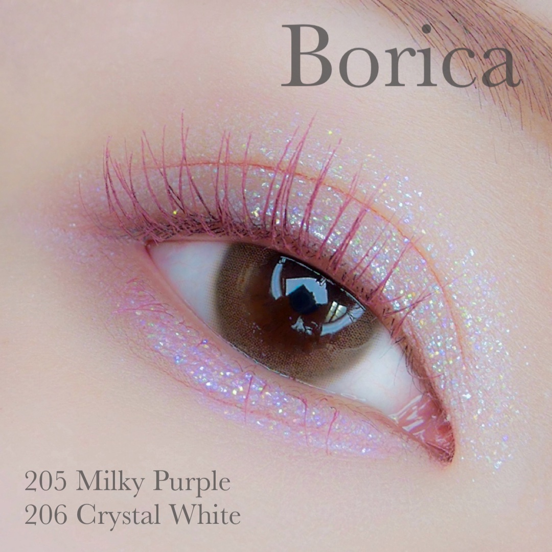 美容液ラメライナー/Borica/リキッドアイライナーを使ったクチコミ（1枚目）