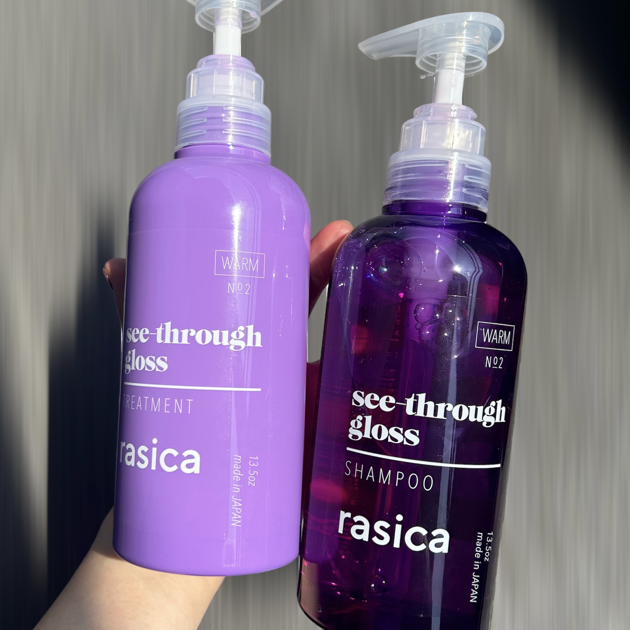 シースルーグロスシャンプー／トリートメント/rasica/市販シャンプーを使ったクチコミ（3枚目）