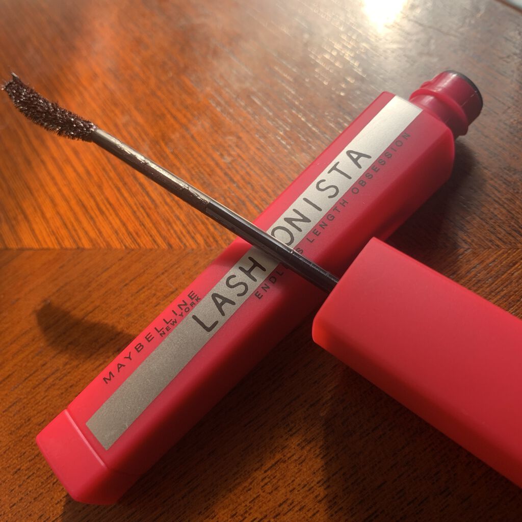 ラッシュニスタ N 04 チェリーブラック/MAYBELLINE NEW YORK/マスカラを使ったクチコミ（1枚目）