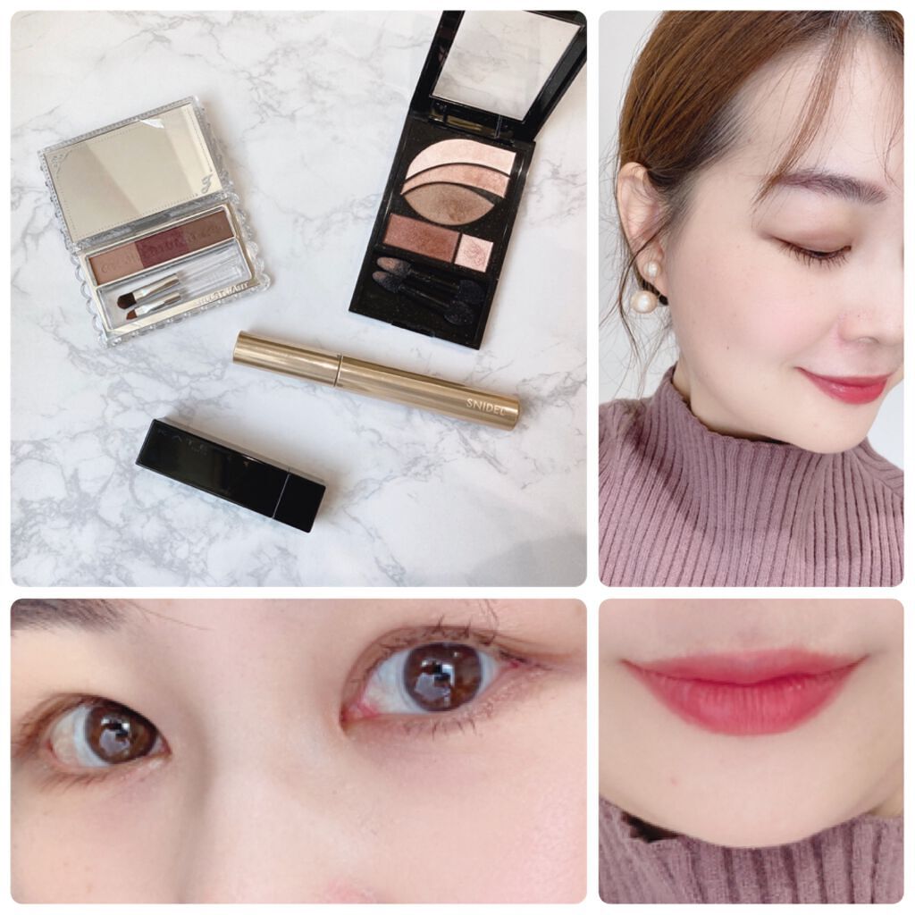 ディファイニング マスカラ EX01  Cassis/SNIDEL BEAUTY/マスカラを使ったクチコミ（3枚目）