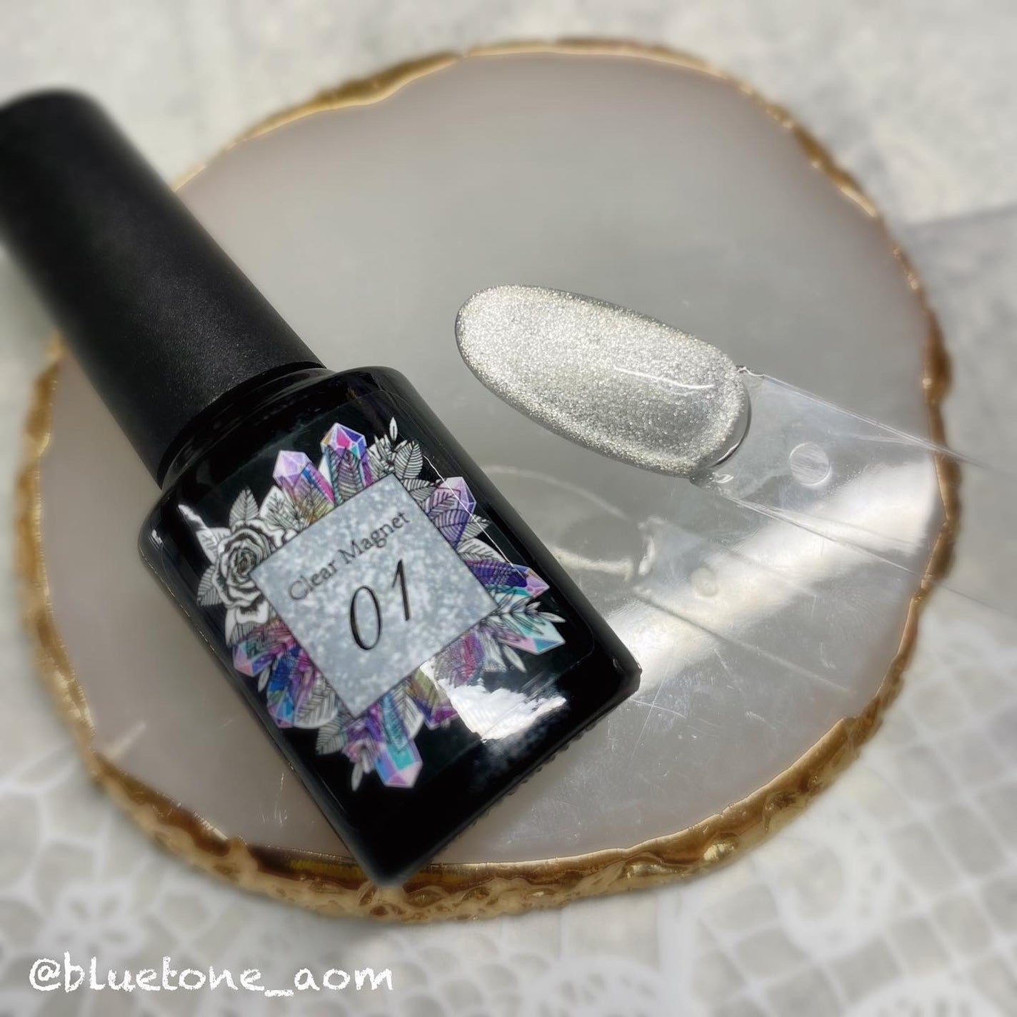 クリアマグネットジェル/ネイル工房/ジェルネイルを使ったクチコミ(4枚目)