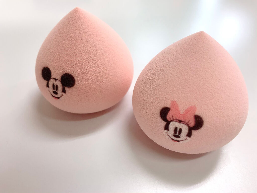 ミッキー＆ミニー メイクパフ モモ/ディズニーストア/パフ・スポンジを使ったクチコミ（2枚目）