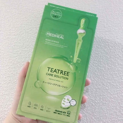 ティーツリーケアソリューション アンプルマスクJEX/MEDIHEAL/シートマスク・パックを使ったクチコミ(1枚目)