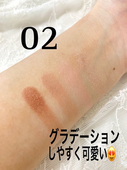 ベージュトーンアイシャドウ/CEZANNE/アイシャドウパレットを使ったクチコミ(4枚目)