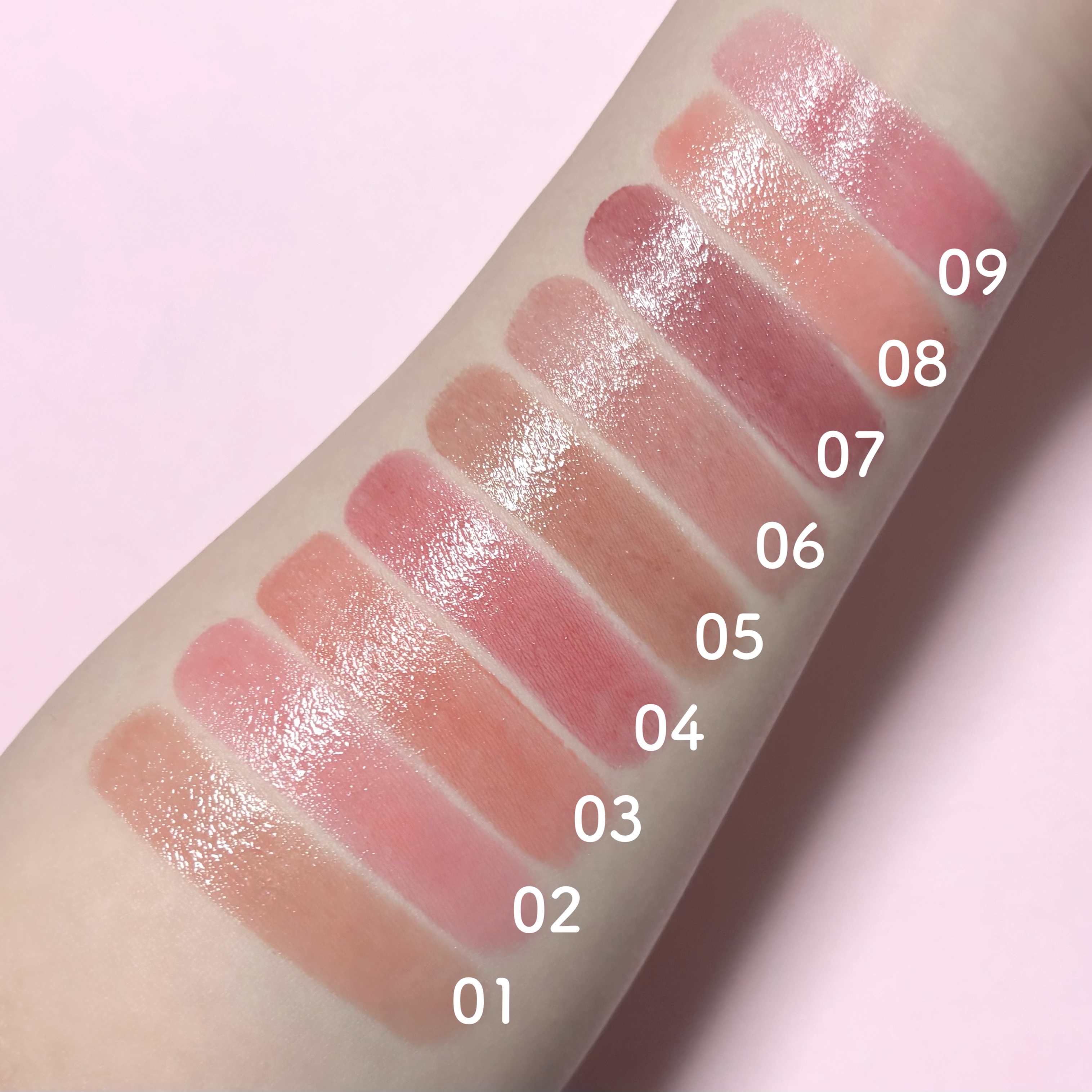 グラスティングメルティングバーム/rom&amp;nd/リップバームを使ったクチコミ（2枚目）