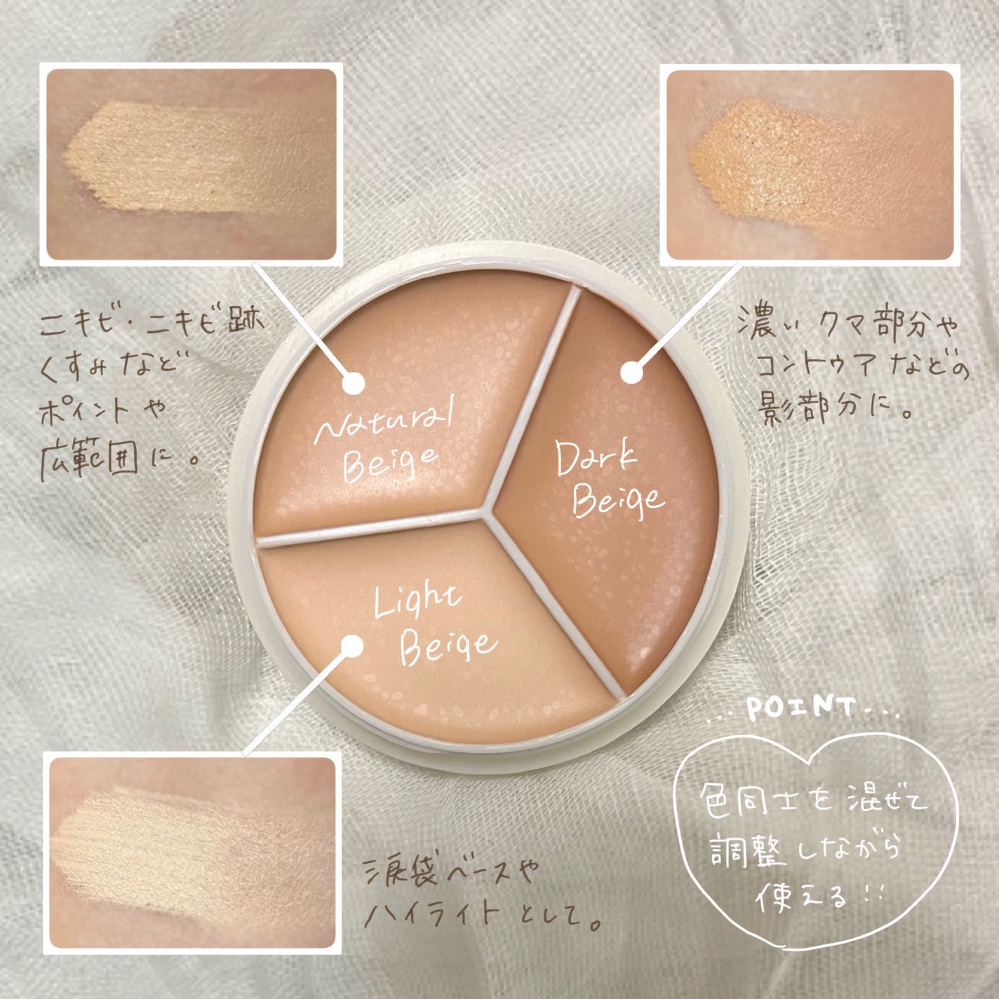 カバーアッププロコンシーラー/TFIT/パレットコンシーラーを使ったクチコミ(2枚目)