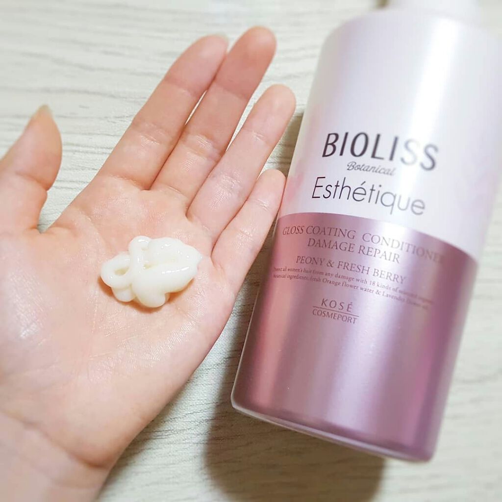 ボタニカル エステティーク リファイニング シャンプー／グロスコーティング コンディショナー(ダメージリペア)/SSビオリス/市販シャンプーを使ったクチコミ（3枚目）