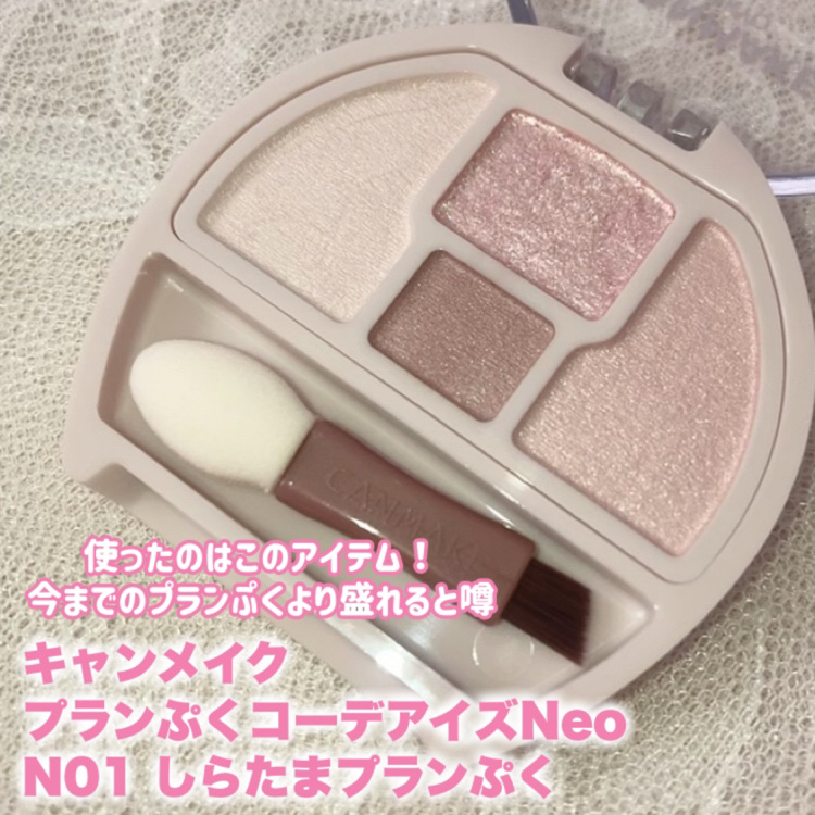 プランぷくコーデアイズNeo/キャンメイク/アイシャドウを使ったクチコミ（2枚目）