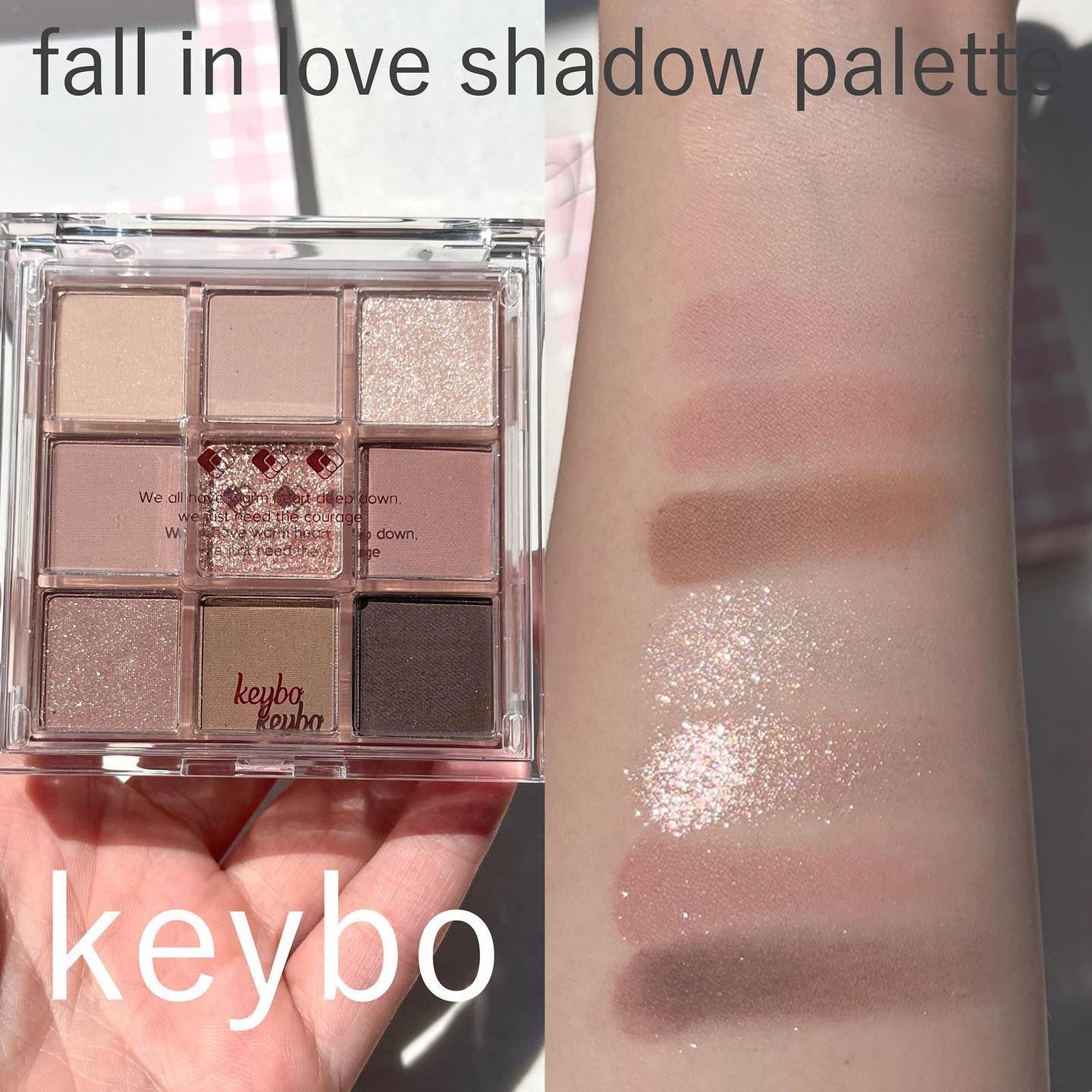 KEYBO FALL IN LOVE SHADOW PALETTE/keybo/アイシャドウパレットを使ったクチコミ(2枚目)