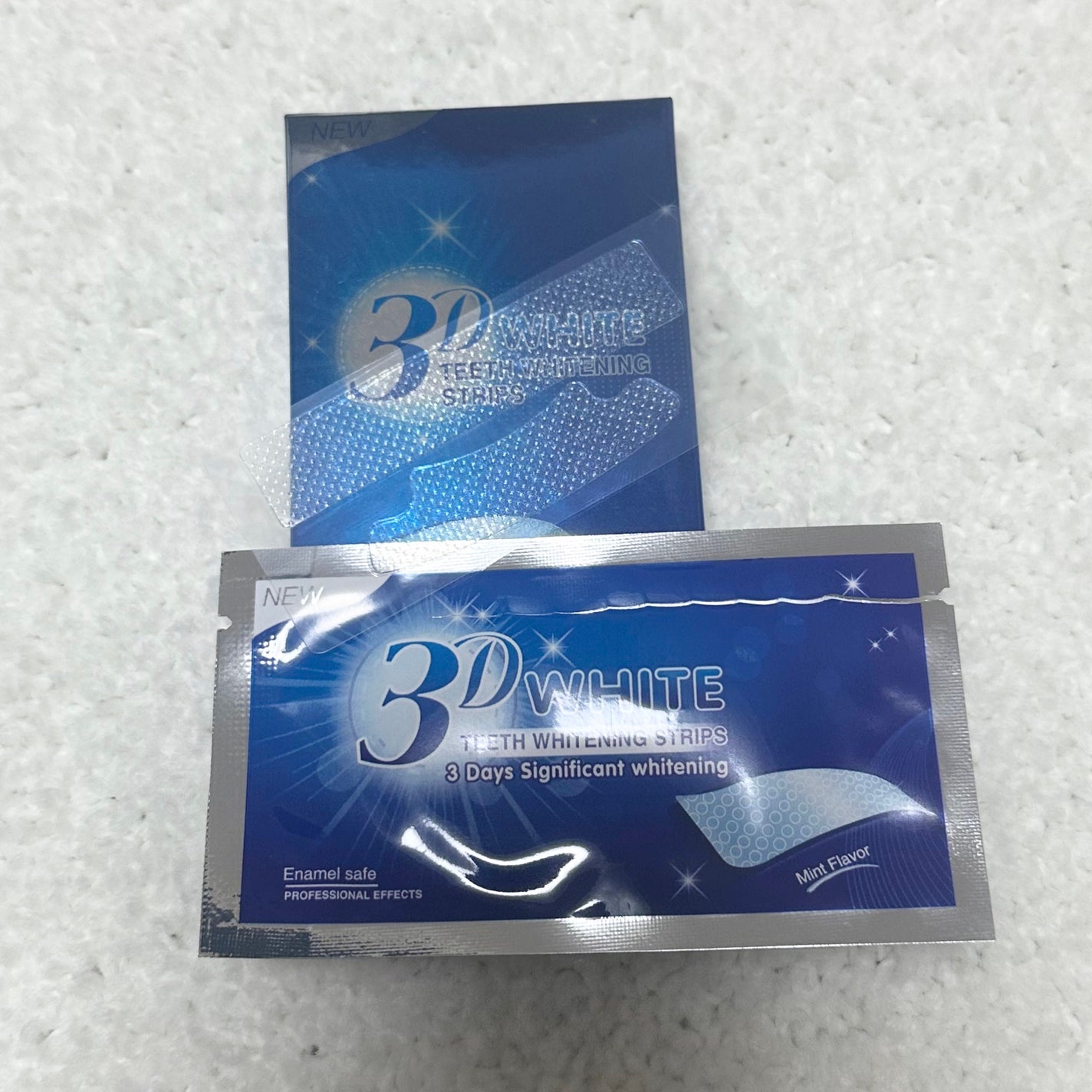 TEETH WHITENING STRIPS/3D WHITE/その他オーラルケアを使ったクチコミ(2枚目)