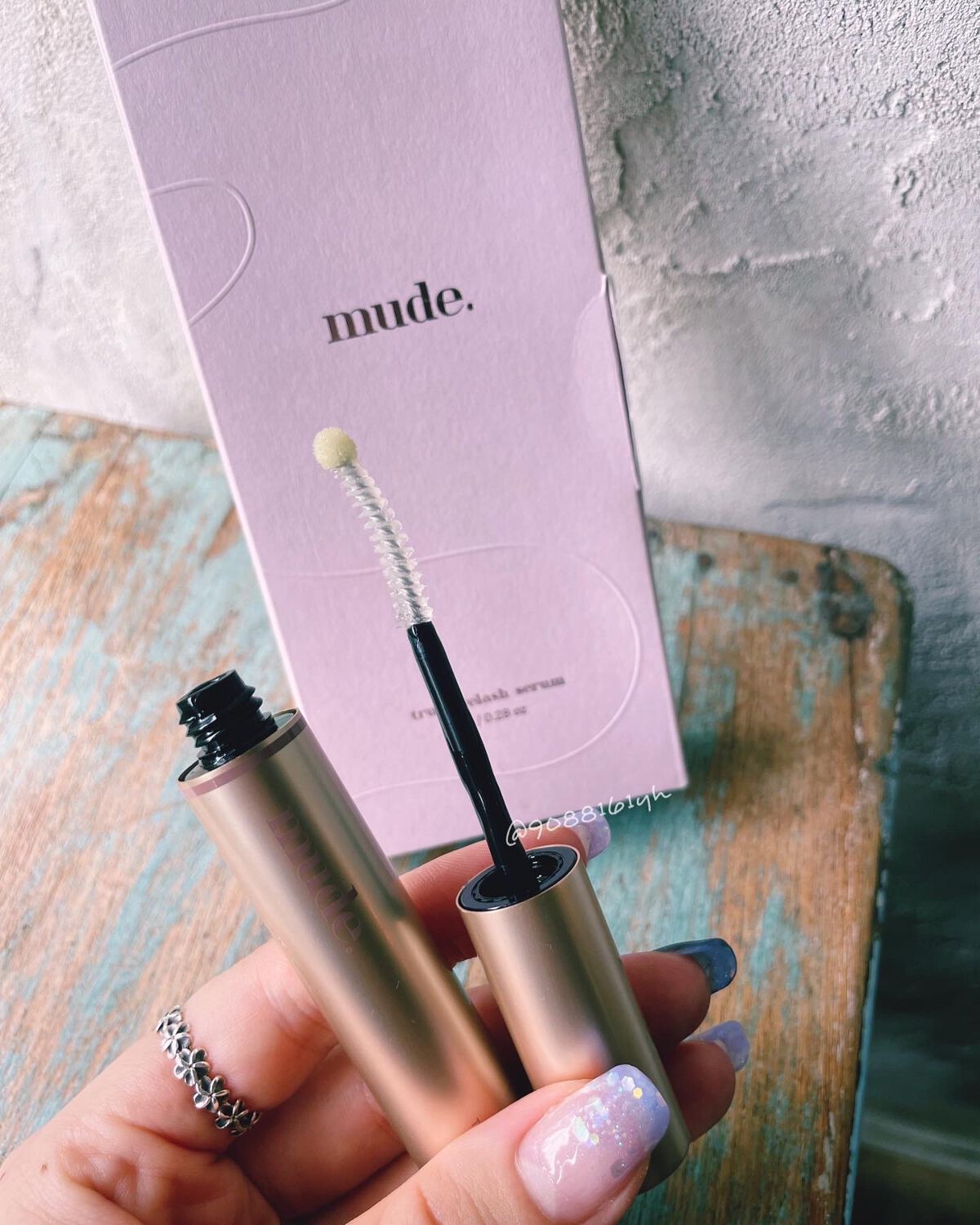 トゥルーアイラッシュセラム/mude./まつげ美容液を使ったクチコミ（3枚目）