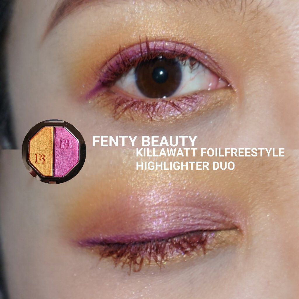 KILLAWATT FREESTYLE HIGHLIGHTER DUO/FENTY BEAUTY BY RIHANNA/パウダーハイライトを使ったクチコミ（1枚目）