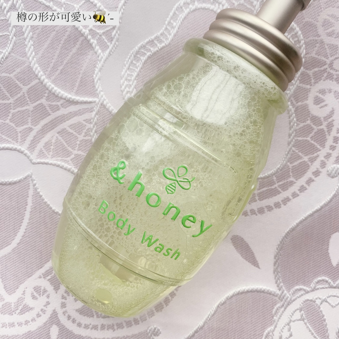 ピュアモイスト 泡ボディウォッシュ/&honey/ボディソープを使ったクチコミ（2枚目）