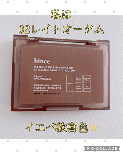オールラウンドアイパレット/hince/マルチパレットを使ったクチコミ(2枚目)