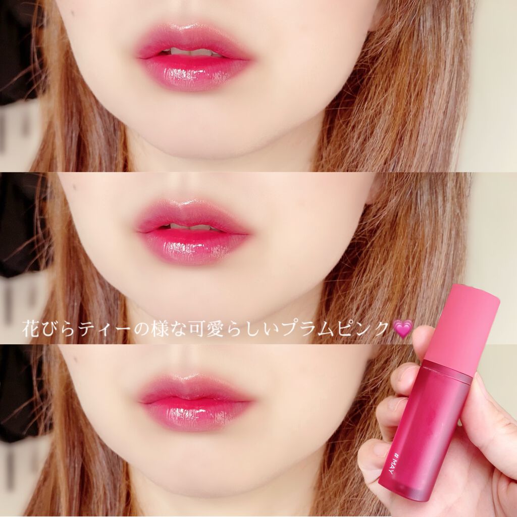 ホリカホリカ ハートクラッシュグローティントエアー/HOLIKA HOLIKA/リップティントを使ったクチコミ(4枚目)