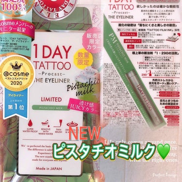 1DAY TATTOO プロキャスト ザ・アイライナー/K-パレット/リキッドアイライナーを使ったクチコミ（1枚目）