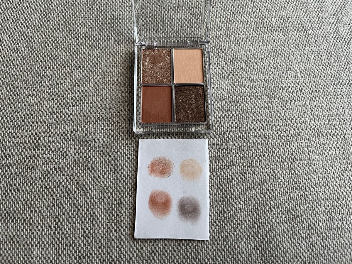 4色アイシャドウパレット/aZTK/アイシャドウパレットを使ったクチコミ(2枚目)