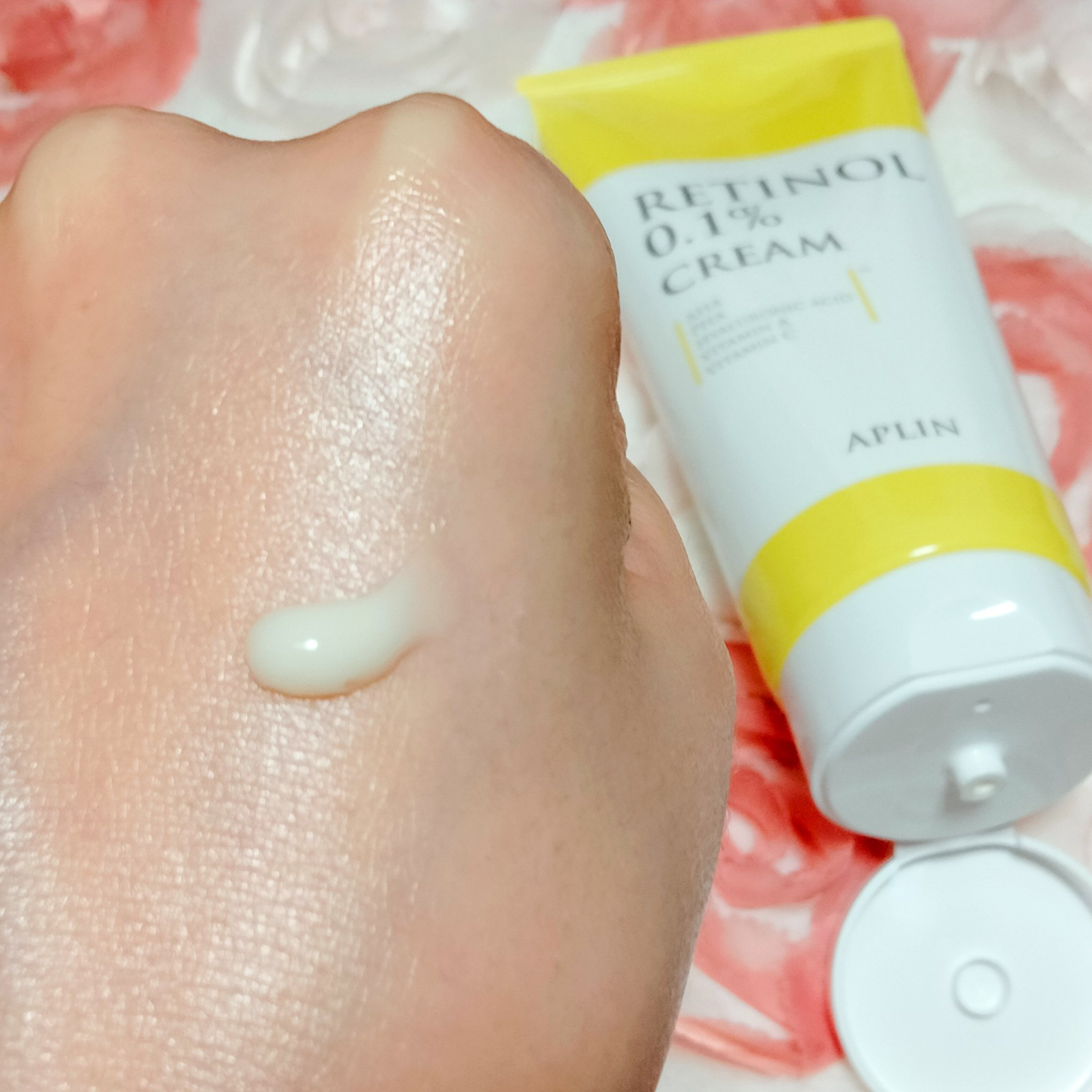 レチノール0.1クリーム/APLIN/フェイスクリームを使ったクチコミ（2枚目）