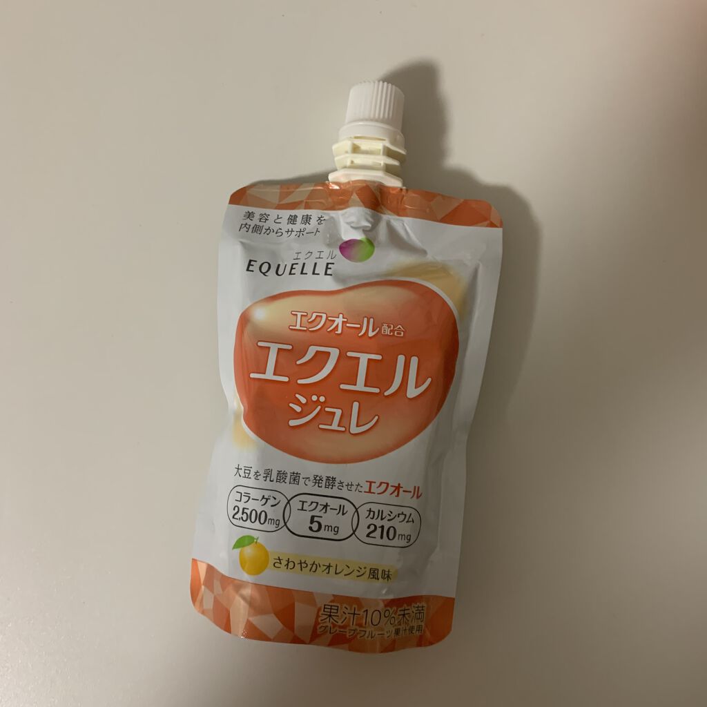 エクエル ジュレ さわやかオレンジ風味/大塚製薬/ゼリー飲料を使ったクチコミ（1枚目）