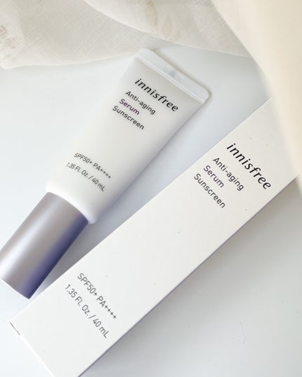 アンチエイジング セラム サンスクリーン/innisfree/日焼け止め・UVケアを使ったクチコミ(7枚目)