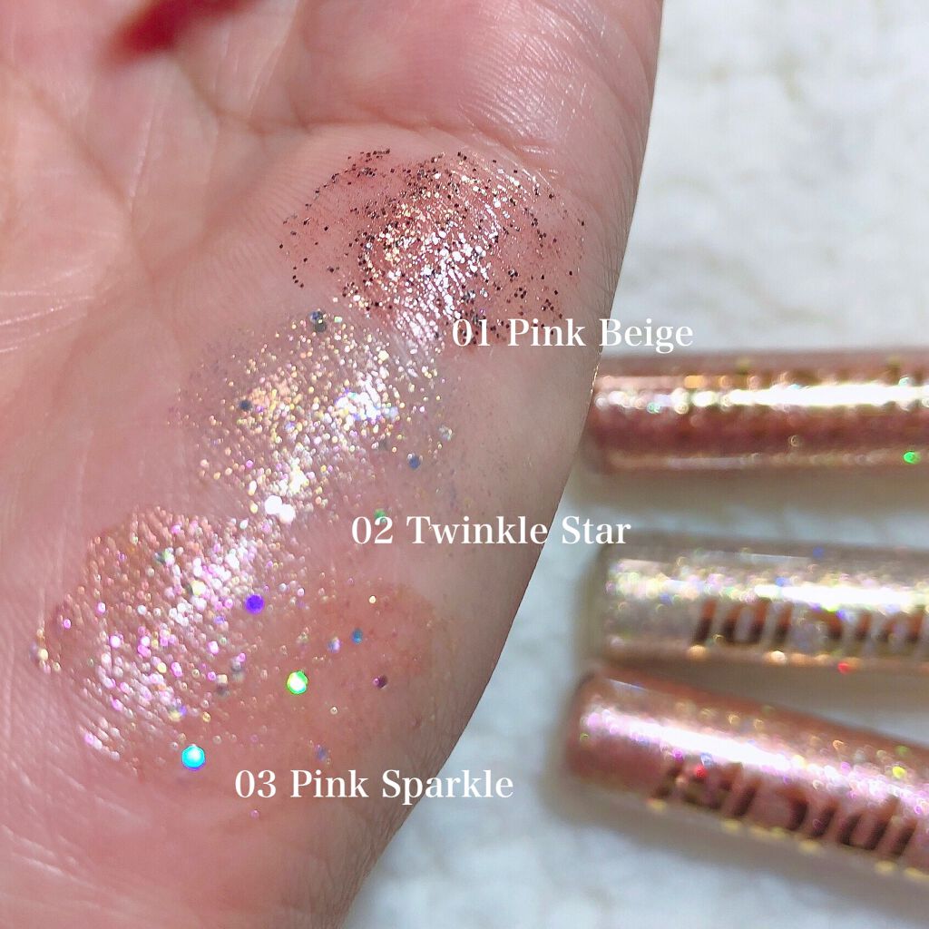 グリッターイルミネーションライナー/CipiCipi/リキッドアイライナーを使ったクチコミ(4枚目)