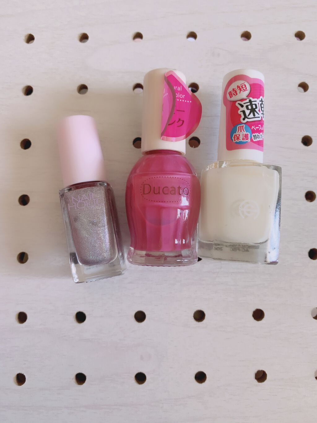 ナチュラルネイルカラーN 018 ルビーピンク/デュカート/マニキュアを使ったクチコミ（2枚目）