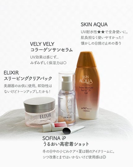 エリクシール ホワイト ブライトニング スリーピングジェルパック/エリクシール/フェイスクリームを使ったクチコミ(2枚目)