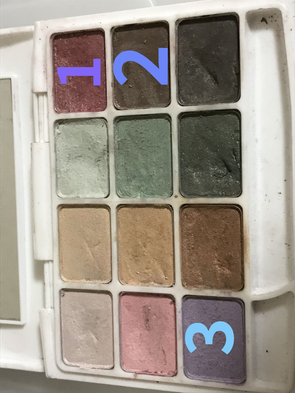 12色アイシャドウパレット/LOUJENE/アイシャドウパレットを使ったクチコミ（3枚目）