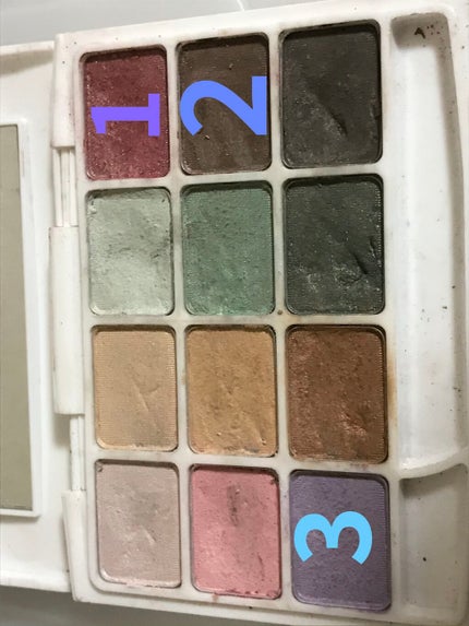12色アイシャドウパレット/LOUJENE/アイシャドウパレットを使ったクチコミ(3枚目)