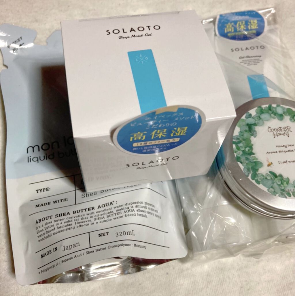 🎀購入品メモ🎀

あまり聞いた事のないSOLAOTOというメーカーの基礎化粧品❣️✨

クレンジングは仕事で毎日メイク💄するから、何本あっても困らないので2本購入🌟

ボディソープもあまり見たことない感じの物だけど、良さそうだったの