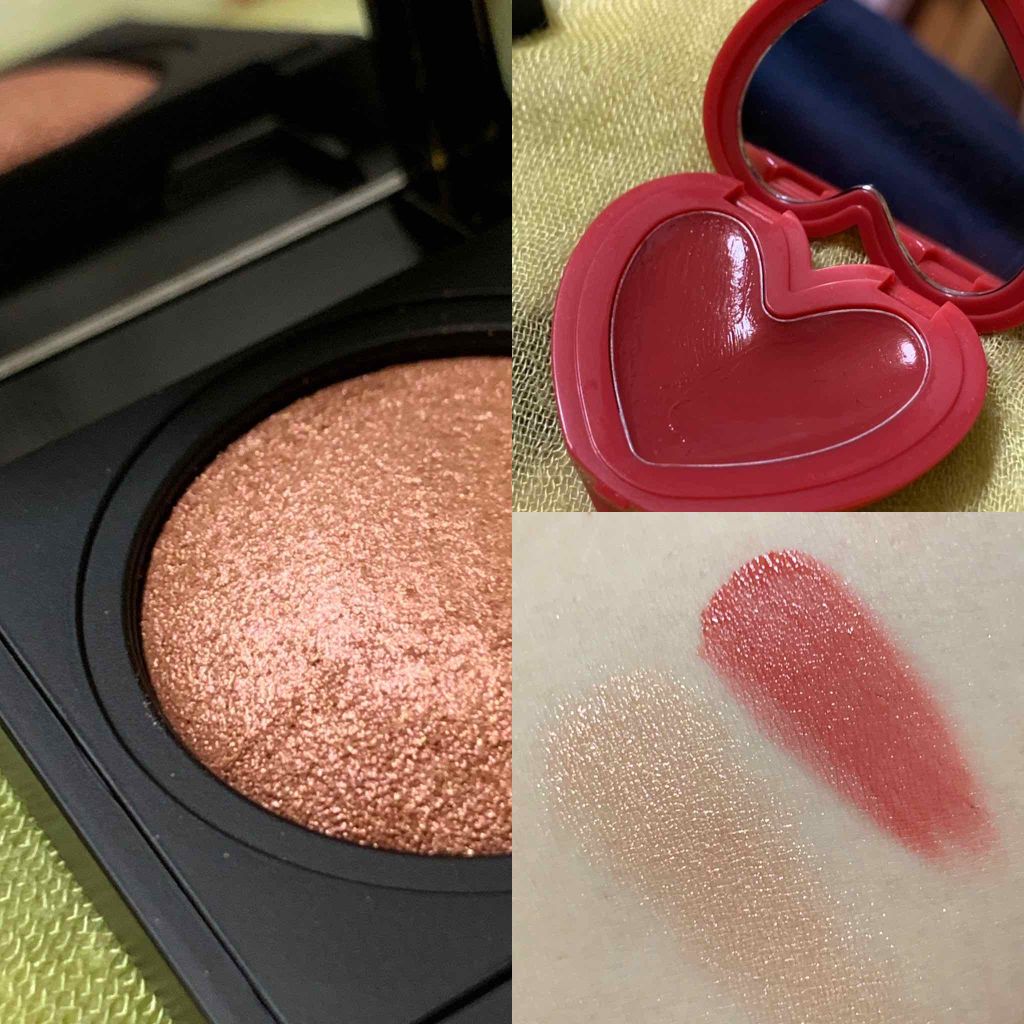 プリズム エアー シャドウ 14 PINK SHELL/CLIO/単色アイシャドウを使ったクチコミ（2枚目）