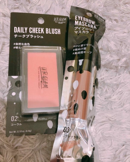 UR GLAM DAILY CHEEK BLUSH/U R GLAM/パウダーチークを使ったクチコミ(1枚目)