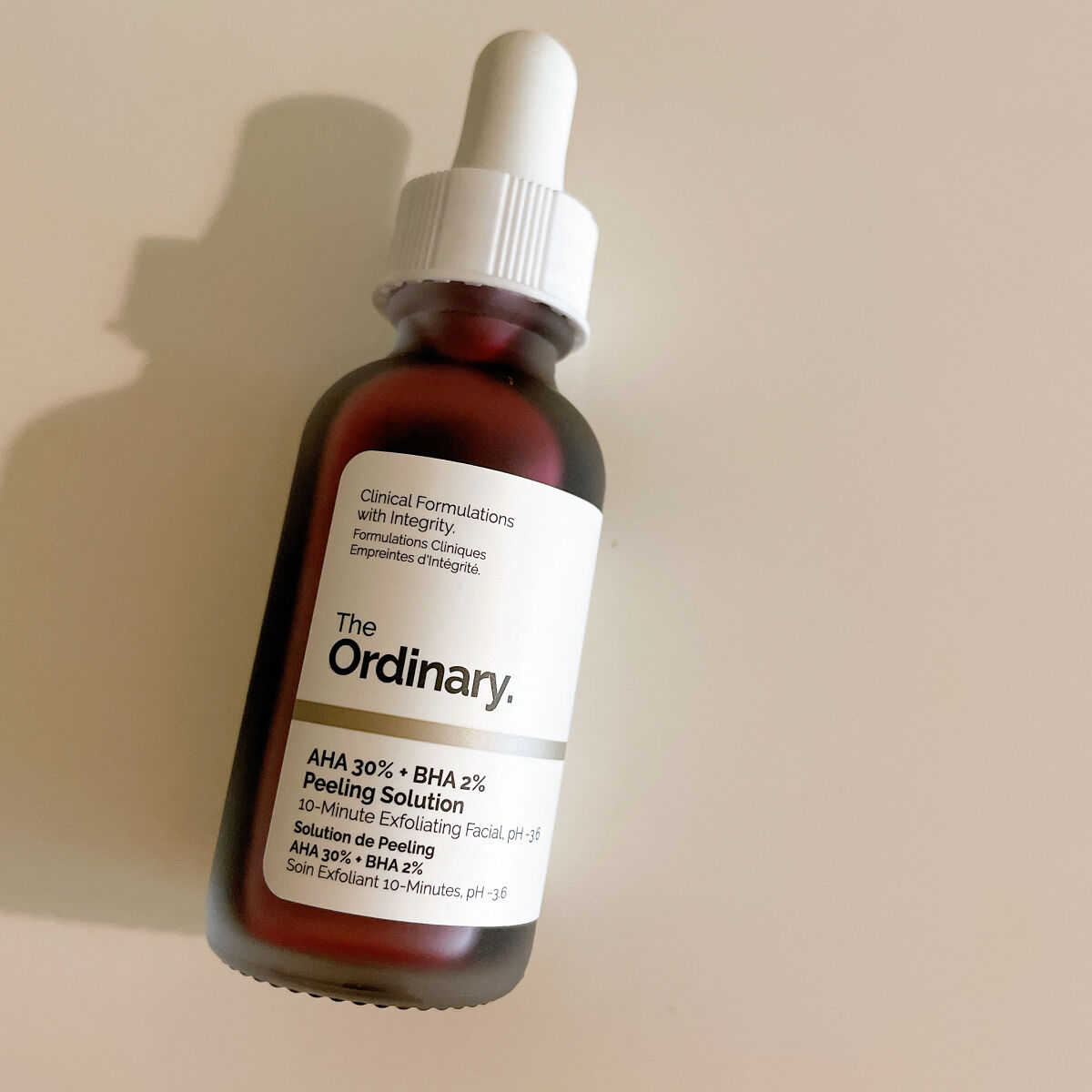 AHA 30% + BHA 2% Peeling Solution/The Ordinary/ピーリングを使ったクチコミ（1枚目）
