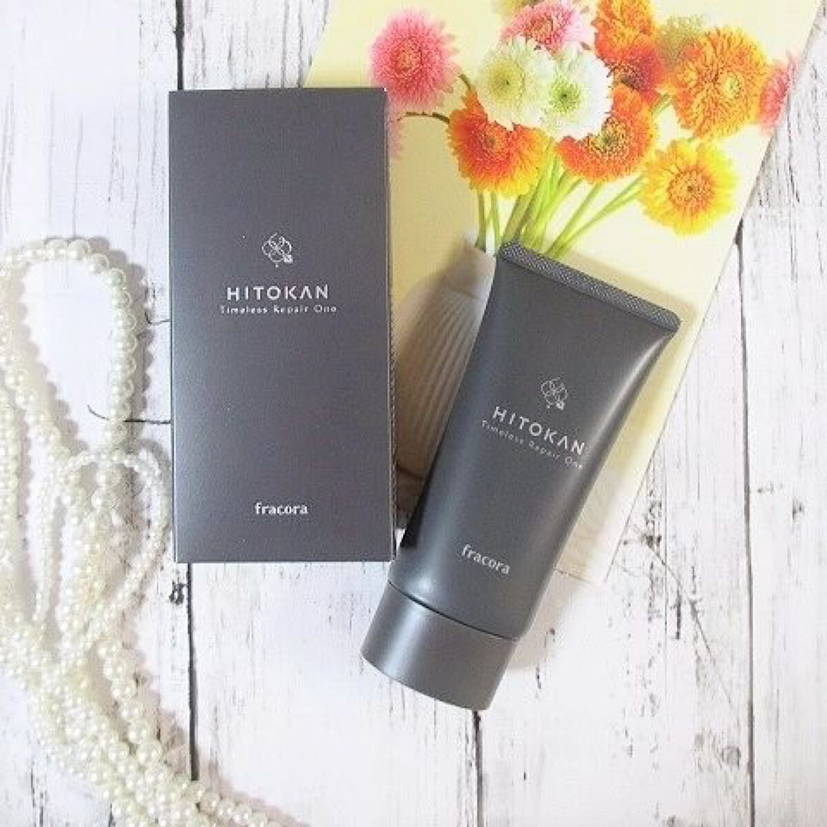 HITOKAN タイムレスリペアワンGR/fracora/オールインワン化粧品を使ったクチコミ（1枚目）