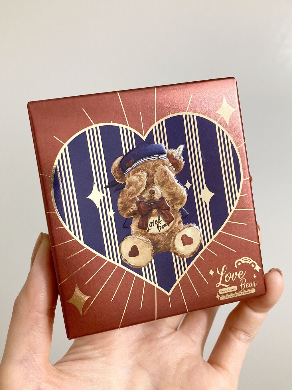 Love Bear ブラッシュ レッドワインチョコレート/FlowerKnows/パウダーチークを使ったクチコミ（2枚目）