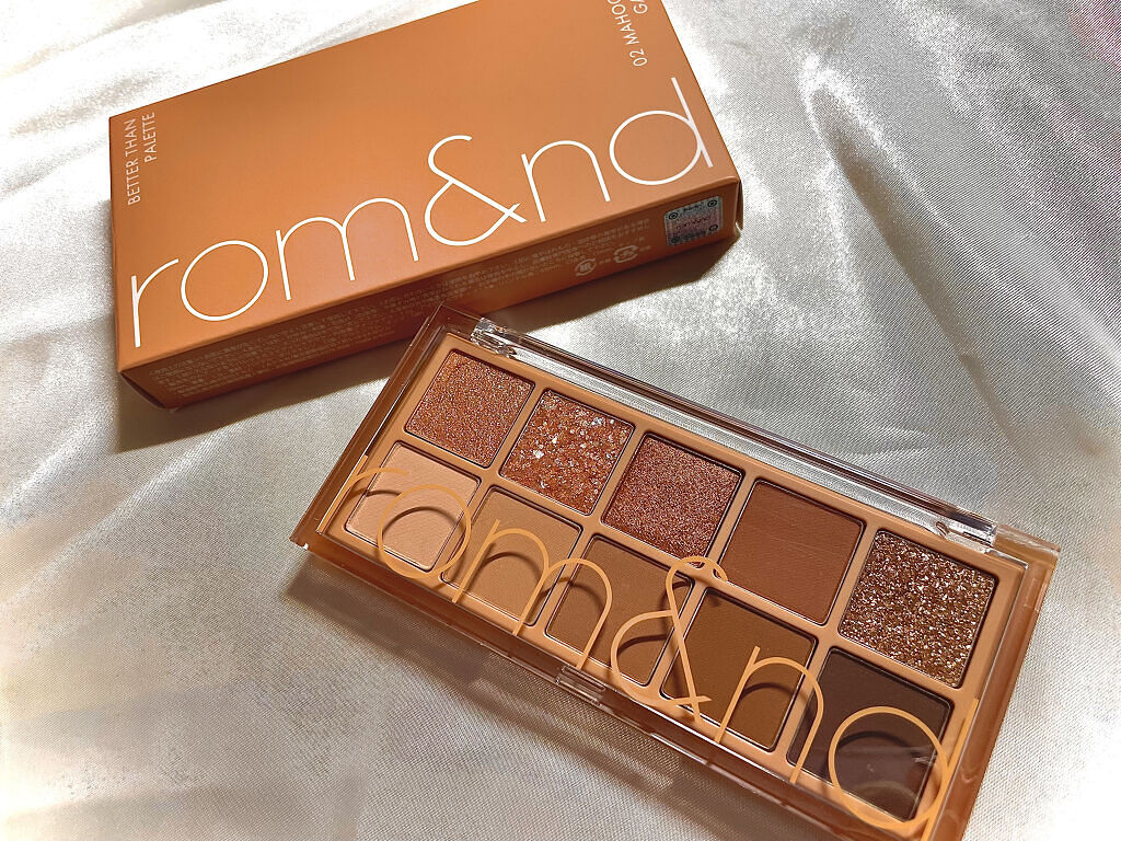 ベターザンパレット/rom&nd/アイシャドウパレットを使ったクチコミ（1枚目）