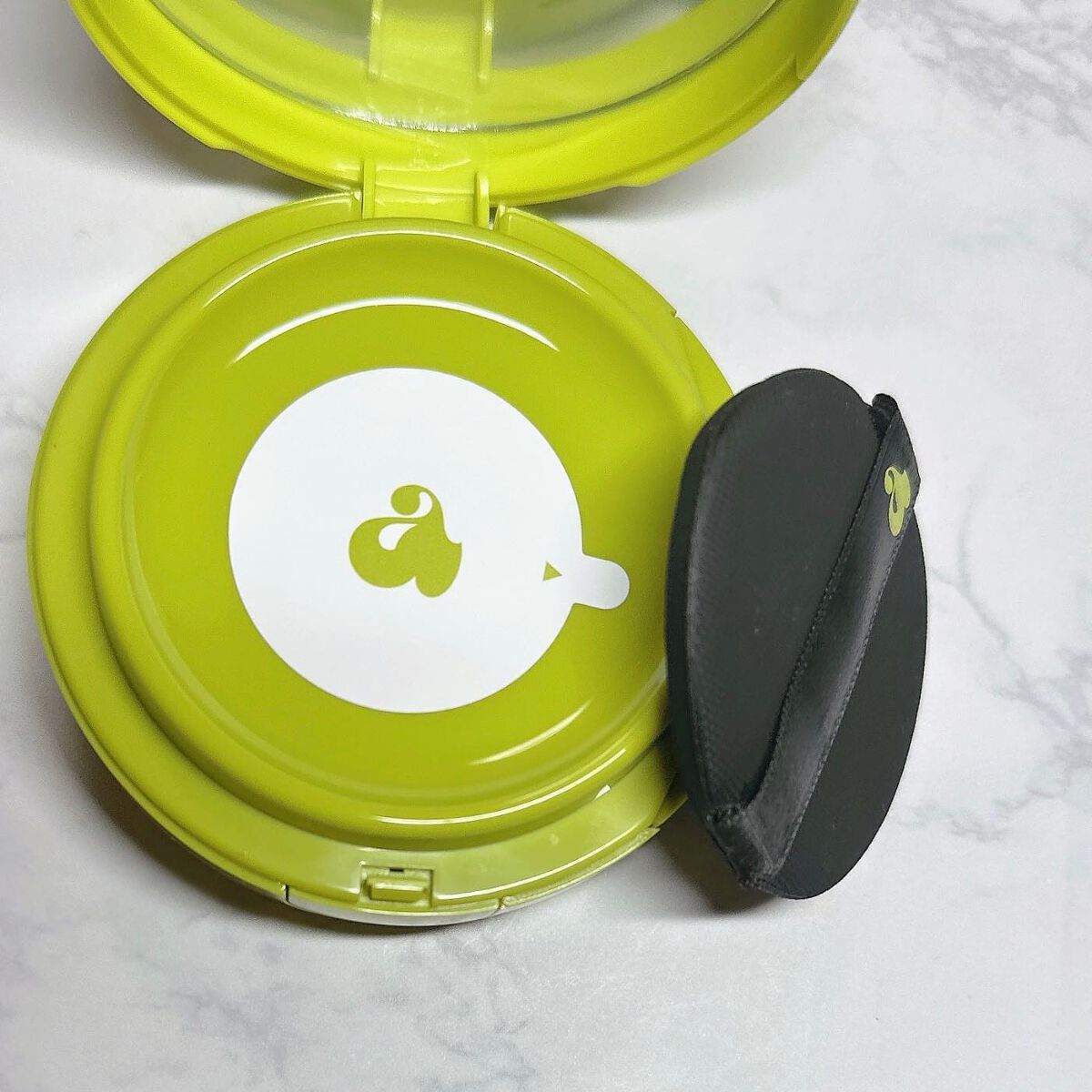 サテンウエアヘルシーグリーンクッション/unleashia/クッションファンデーションを使ったクチコミ(4枚目)