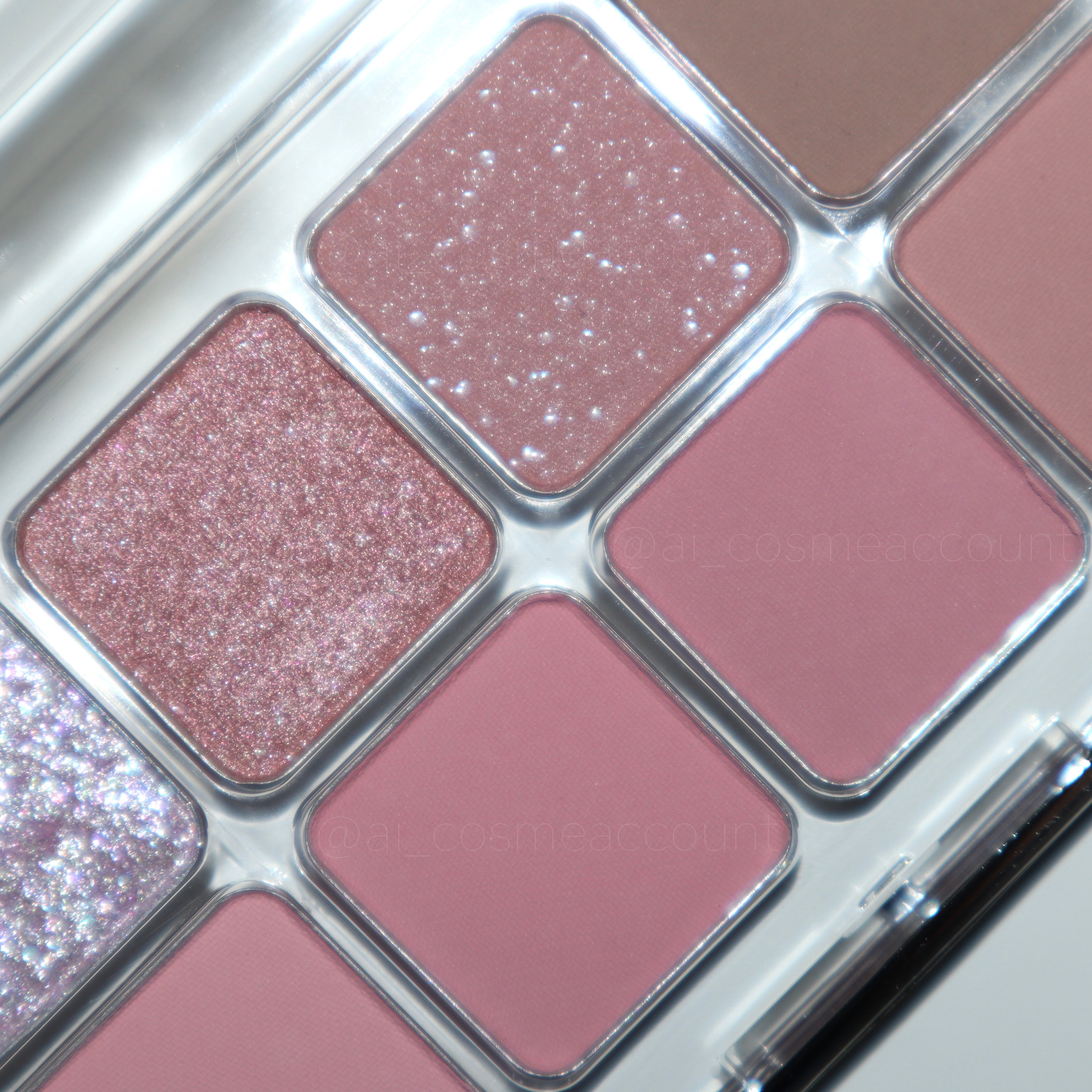 プロ アイ パレット エアー 04 ピンクペアリング(PINK PAIRING)/CLIO/アイシャドウパレットを使ったクチコミ（3枚目）