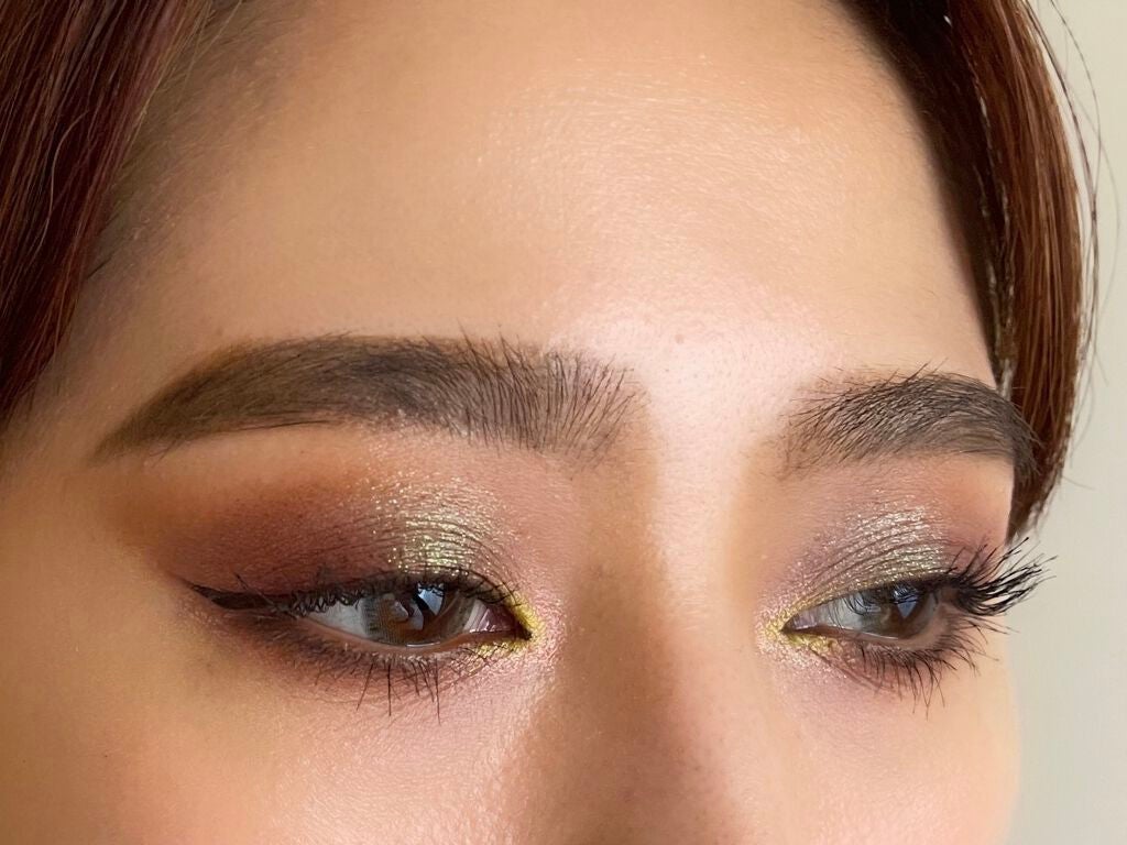 グリッター シャドウ カラー/rom&nd/グリッターを使ったクチコミ(3枚目)