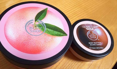 ボディバター ピンクグレープフルーツ/THE BODY SHOP/ボディクリームを使ったクチコミ（2枚目）