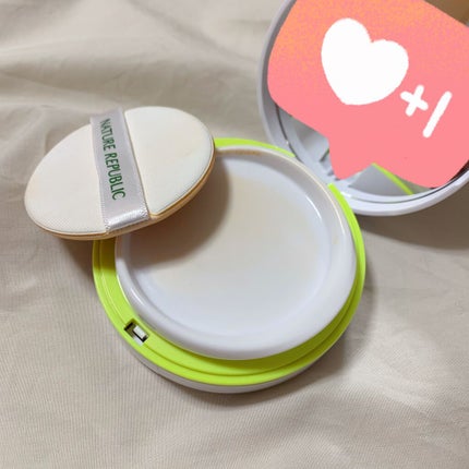 CICA GREEN DERMA The cushion covers skin with soothing effect/ネイチャーリパブリック/クッションファンデーションを使ったクチコミ(2枚目)
