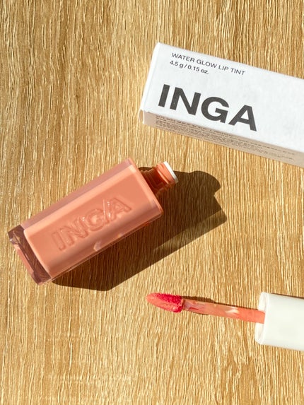 ウォーターグローリップティント/INGA/リップティントを使ったクチコミ(5枚目)