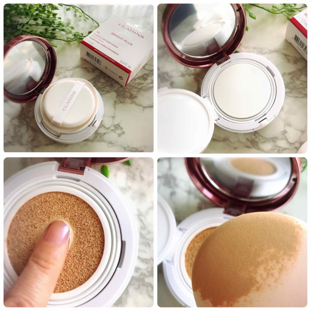 ブライトプラス ブライトニング クッションファンデーション/CLARINS/クッションファンデーションを使ったクチコミ(2枚目)