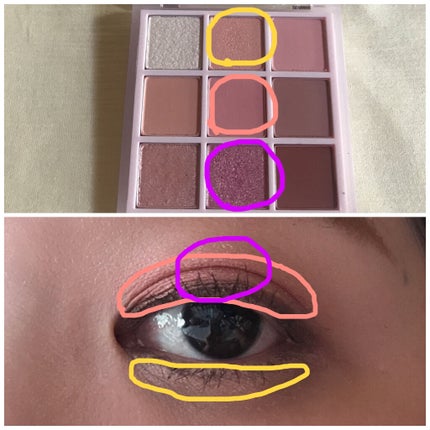 プレイカラーアイズ ≪ミルキーコレクション≫/ETUDE/アイシャドウパレットを使ったクチコミ(7枚目)