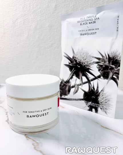 ミルクシスルブライトニングスパブラックマスク/RAWQUEST/シートマスク・パックを使ったクチコミ(1枚目)