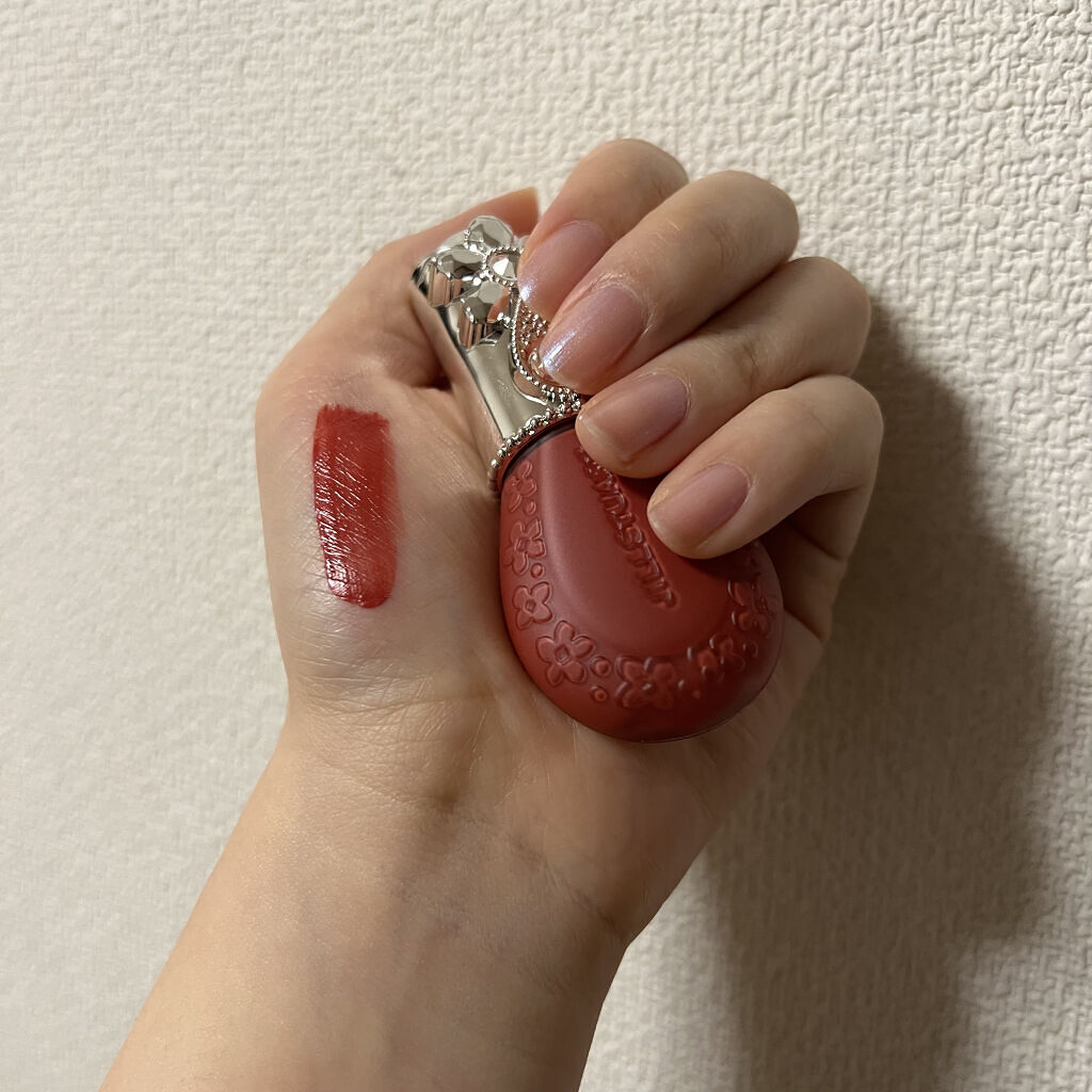 ジルスチュアート ブルームドロップ リップ＆チーク シフォン 05 bare heart/JILL STUART/リキッドチークを使ったクチコミ（3枚目）