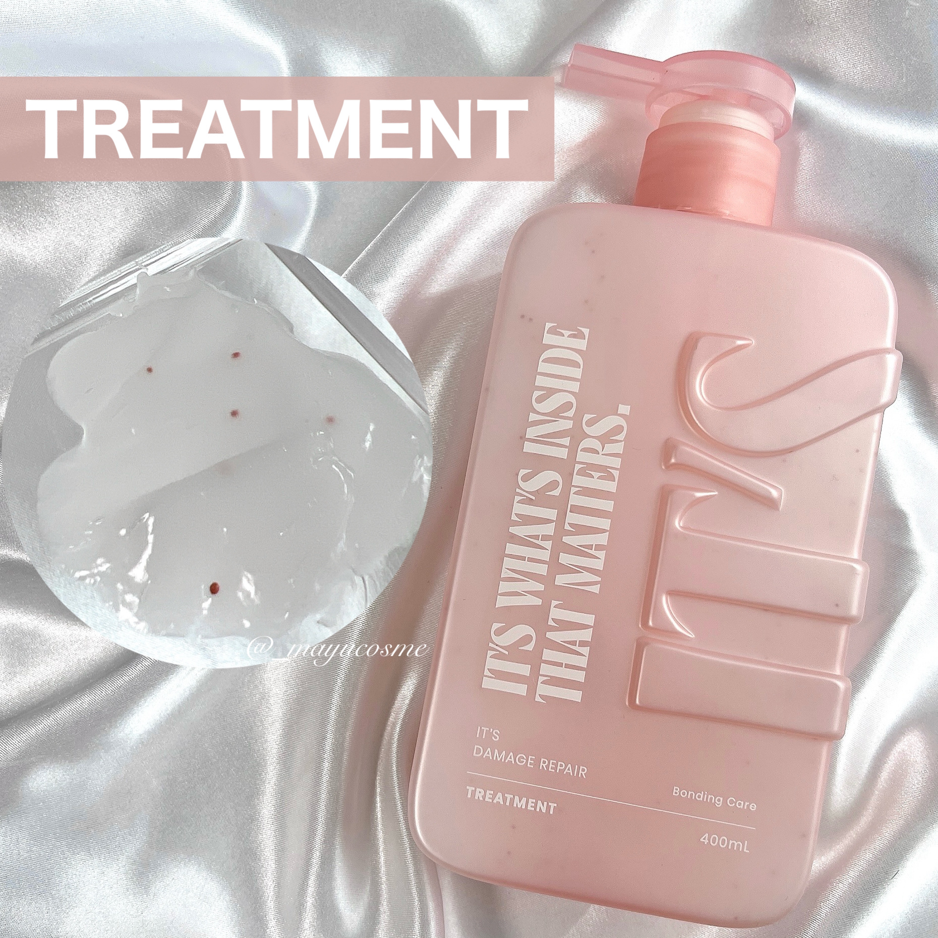 ダメージリペア ボンディングケア シャンプー/トリートメント シャンプー400ml/IT’S WHAT’S INSIDE THAT MATTERS./市販シャンプーを使ったクチコミ（3枚目）