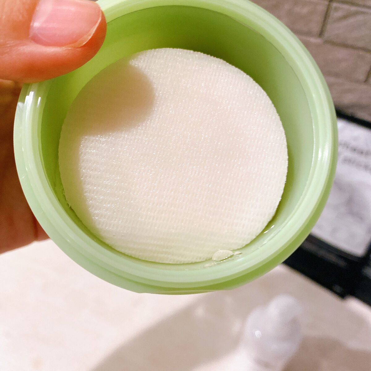 ドクダミカーミングタッチスポットパッド/Abib /トナーパッドを使ったクチコミ（2枚目）