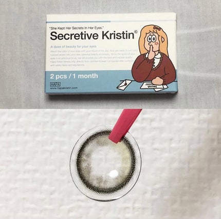 Secretive Kristen/Hapa kristin/カラーコンタクトレンズを使ったクチコミ(3枚目)